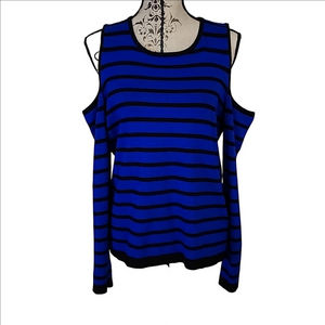 CABLE & GAUGE COLD SHOULDER TOP